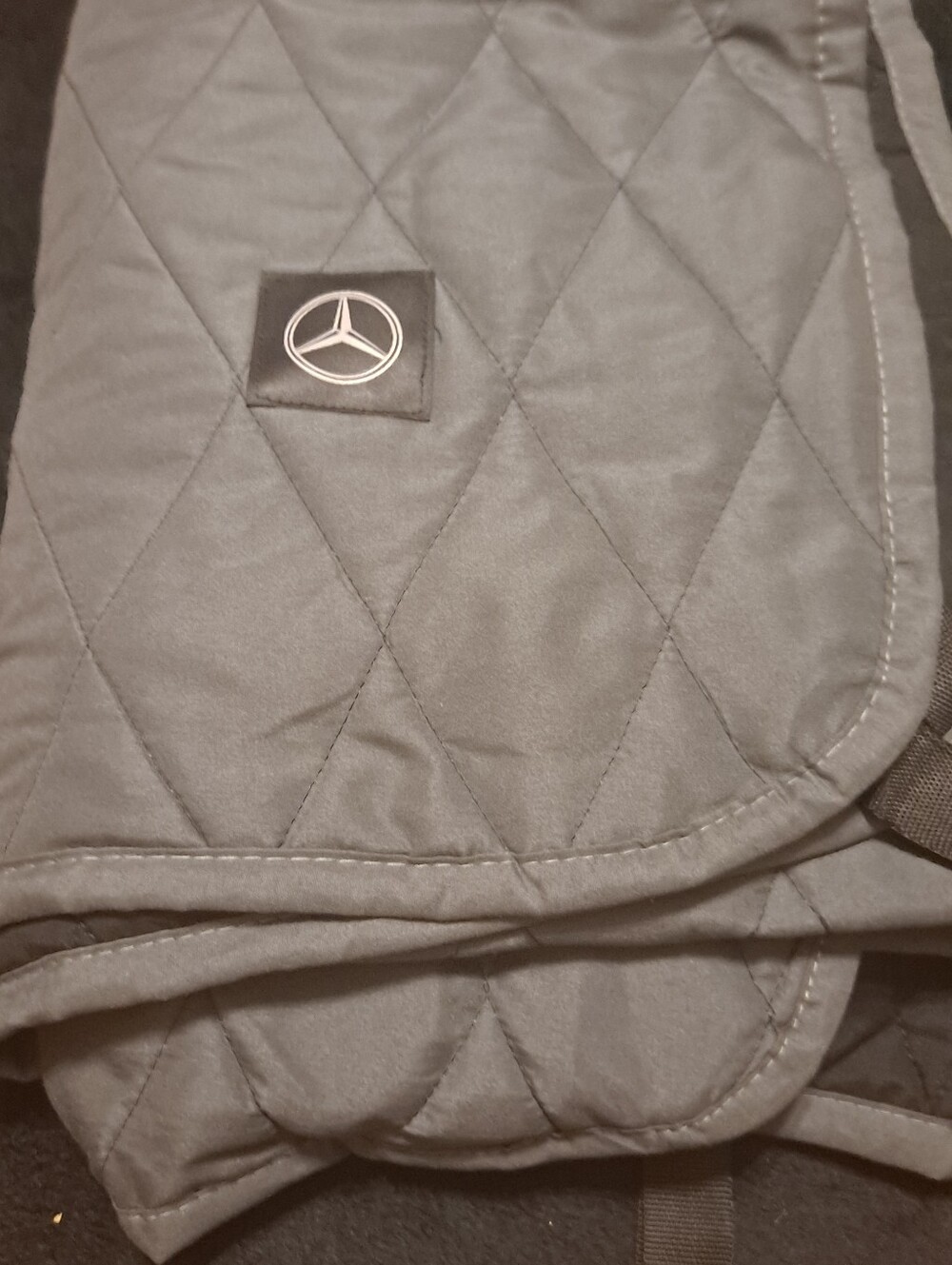 Mercedes Benz Gray Black Seat Cover Pets